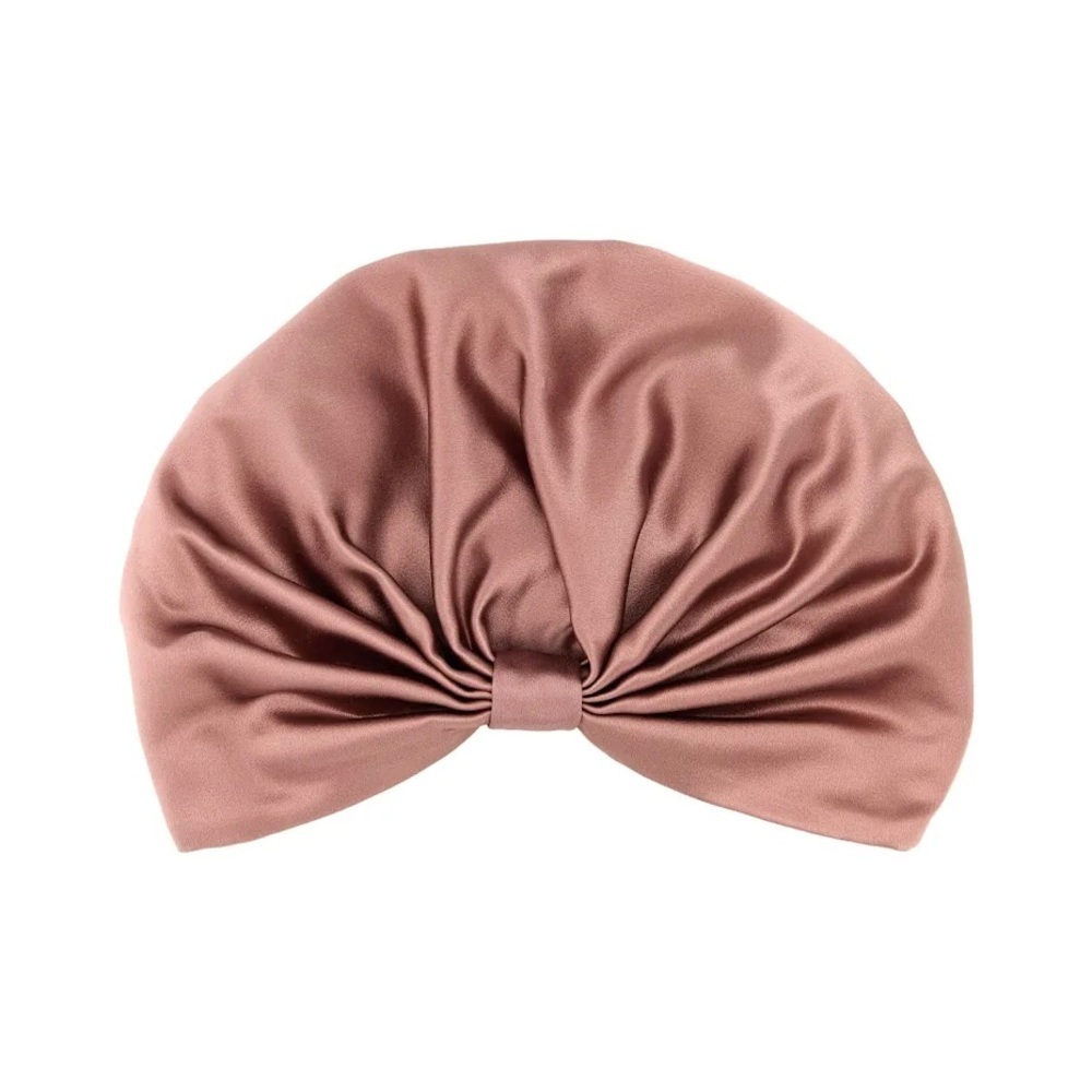 VALENTINO GARAVANI 100% Silk Turban Light Peach/Blush Color Made in Italy